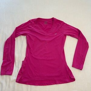 Pink Long Sleeve Athletic top